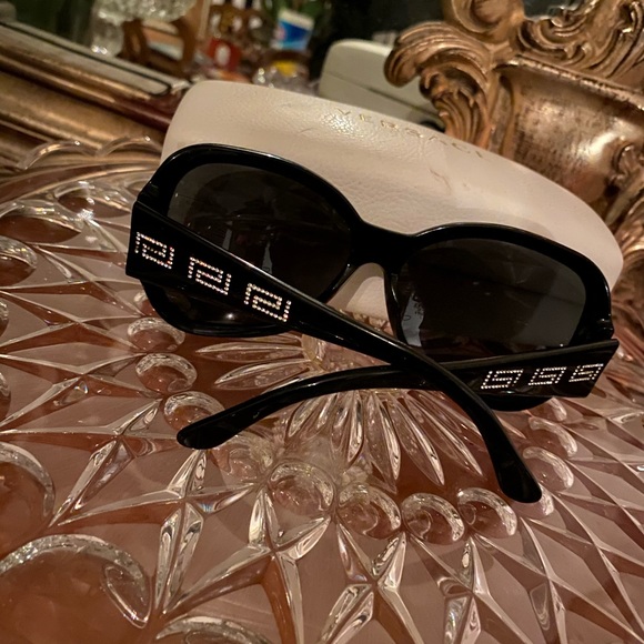 Versace Black 4156-B Jewel Greek Key Sunglasses - Picture 5 of 5